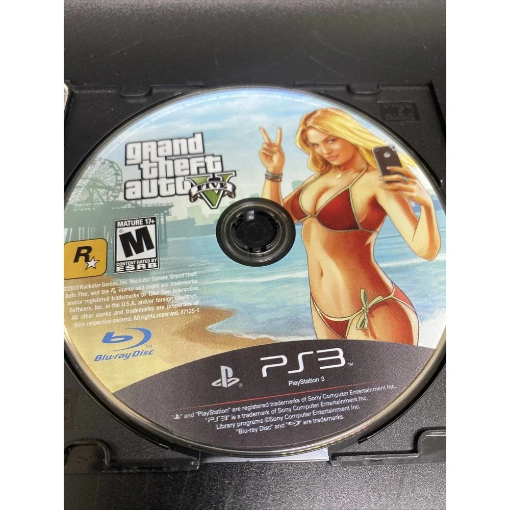 Grand Theft Auto V (Five) For PS3-PlayStation 3 Disc Only EUC